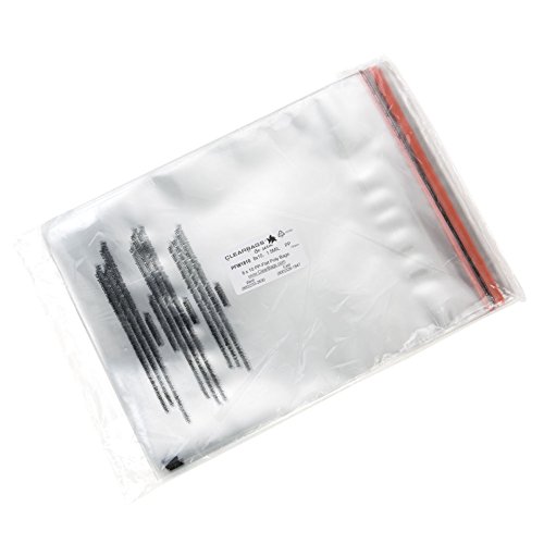 Clear Poly Bags | 100 Pack | 8 x 10 | Amazon FBA Shipping Bags with Suffocation Safety Warning Printed on Bag in Multiple Languages | Product Packaging for Amazon FBA Sellers | PFW1810A﻿