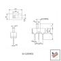 Qiying 100 Pcs SS12D00G3 2 Position SPDT 1P2T 3 Pin PCB Panel Mini Vertical Slide Switch 0.5 Amp, 50V DC