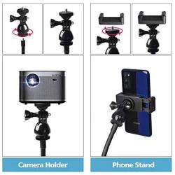 Panta Clip on Light with Phone Holder, Webcam Stand, USB Ring Light, Computer Light for Video Conferencing, Zoom Lighting for Laptop, Desk Lamp for Home Office, Reading Lamp for Bedside Table