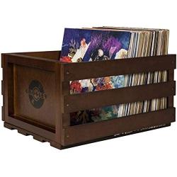 Crosley AC1004A-MA Record Storage Crate Holds up to 75 Albums, Mahogany