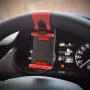 QINWIE Car car Steering Wheel Phone Clip, car Phone Holder - Navigation Bracket - for 75mm-55mm Width Electronic Products