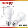 EVEREADY Led Light Bulbs, Non-Dimmable, 100 Watts Equivalent Light Bulbs (14W Led Bulbs), 1600 Lumen, 2700k Soft White Color, A19 E26 Base Led Replacement for Halogen Bulb, UL Certified – 6 Pack