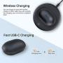 TRANYA M10 Bluetooth 5.0 Wireless Earbuds with Wireless Charging Case TWS Stereo Headphones in Ear 14.2mm Driver Quad-Mic System aptX Headset Premium Sound with Deep Bass