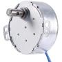 Synchronous Synchron Motor,Turntable motor,Cuptisserie/Electric motor with 7mm Flexible Coupling Connector,110V motor,50/60Hz AC 100~127V 4W CCW/CW For Hand-Made,School Project,Model-4Pack (2.5-3RPM)