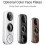 EZVIZ WiFi Video Doorbell, Night Vision, Two-Way Talk, PIR Motion Detection, Weather Proof, 180° Vertical FOV, Free 3-hour Cloud Storage(DB1)
