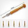 YANPLS Small Screwdriver Watch Glasses Mini Set, Magnetic Micro Precision Tiny Screwdriver Set, Small Screwdriver Set for Electronics Eyeglass