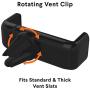 Kenu Airframe+ | Vent Car Phone Mount Holder | Android, Samsung, iPhone 11 Pro Max/11 Pro/11, iPhone Xs Max/Xs/X/XR, iPhone 8 Plus/8, iPhone 7 Plus/7, iPhone 6s Plus/6s, iPhone 6 Plus/6 | Black