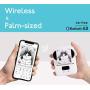 M110 Label Maker - Portable Bluetooth Barcode Printer, Mini Wireless Thermal Label Maker Machine for Clothing, Jewelry, Retail, Note, for iOS & Android, with 1.57''x1.18'' Label (40x30mm,1-Pack)