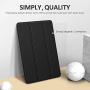 MoKo Case Fit New iPad Mini 5 2019 (5th Generation 7.9 inch) - Slim Lightweight Smart Shell Stand Cover with Translucent Frosted Back Protector, with Auto Wake/Sleep - Black MoKo Case Fit New iPad Mini 5 2019 (5th Generation 7.9 inch) - Slim Lightweight Smart Shell Stand Cover with Translucent Frosted Back Protector, with Auto Wake/Sleep - Black