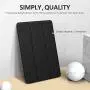 MoKo Case Fit New iPad Mini 5 2019 (5th Generation 7.9 inch) - Slim Lightweight Smart Shell Stand Cover with Translucent Frosted Back Protector, with Auto Wake/Sleep - Black