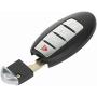 ROADFAR Pack of 1 Car Key Fob Keyless Entry Remote Uncut fit for Nissan Altima 2013 2014 2015 4 Buttons