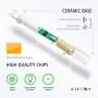 G9 LED Bulb 60W Halogen Equivalent 88PCS LED Light Bulbs No-Flicker 700LM 3000K Soft Warm White 120V Non-Dimmable for Home Lighting Cabinet Bathroom Kitchen Pack of 6