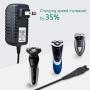 15V Shaver AC Charger Power Cord Adapter for Norelco HQ8505 7000 5000 3000 Series Electric Shaver Razor Aquatec, Arcitec, Multigroom Beard Trimmer & More