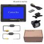 Camecho RC 12V 24V Car Backup Camera Rear View Wireless IR Night Vision Backup Camera Waterproof Kit + 7'' TFT LCD Monitor Parking Assistance System for Truck/Van/Caravan/Trailers/Camper