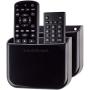 TotalMount Hole-Free Remote Holders - Eliminate Need to Drill Holes in Your Wall (for 2 or 3 Remotes - Black - Quantity 2)