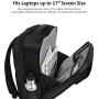 Kensington SecureTrek 17'' Lockable Anti-Theft Laptop & Overnight Backpack (K98618WW)