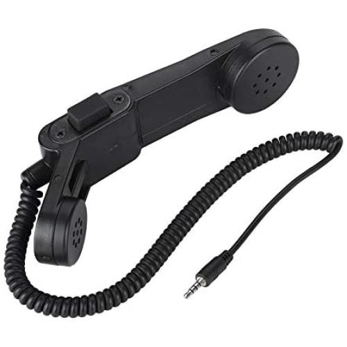 Retro/Old Fashion Telephone/Vintage Corded Landline,3.5mm Plug Handheld Speaker Mic HiFi Sound Shoulder/Handheld Retro Telephone Handset