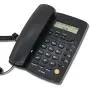 HePesTer Basic Corded Phone with Caller ID, Home Office Landline Phone with Adjustable Volume for Speakerphone/Alarm Clock/Speed Dial Function