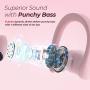 Wireless Earbuds Sport, Mpow Flame Lite in Ear Bluetooth Earbuds Sport, Bass+ IPX7 Waterproof Sport Earphones, BT5.0/Touch Control/Mono&Twin Mode/30H Playtime/USB-C Charging Case/Built-in Mics,Pink