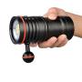 TrustFire DF50 Scuba Diving Light, 6500 Lumens Video Camera Photography Dive LED Flashlight, USB Rechargeable Torch, 70M Underwater, Super Bright, with Violet Red White Lights, 21700 Battery Pack
