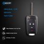 ECCPP Pack of 1 Uncut Key Fob Keyless Entry Remote fit for 2010-2016 for Camaro/for Cruze/for Equinox/for Malibu OHT01060512