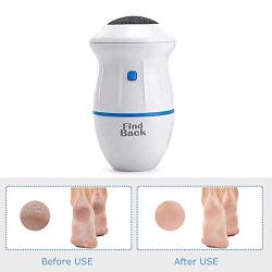 Electric Adsorption Foot Grinder, Pedicure Foot Care Tools, Speed Callus Remover for Dead Hard Cracked Dry Skin (Foot Grinder White)