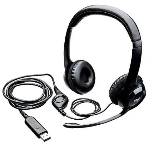 Logitech ClearChat Comfort/USB Headset H390 (Black)