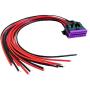 E-Car Connection 16-Pin Female Connector OBD2 Fixed Harness OBDII Assembled Plug Dash Port Wires (for Volkswagen Vehicles)