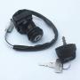 KIPA Key Ignition Switch For KAWASAKI Prairie 360 KVF360 KVF 360 4x4 2003-2012, KLF300 B17 BAYOU 300 2004, KFX450R 2008-2014, KVF400 Prairie 400, ATV OEM Part # 27005-1229 2-Positions