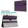 MoKo Case Holder for Apple Pencil, Elastic Detachable Pouch for Apple Pencil, Fit iPad 8th Generation/iPad 10.2 2019/iPad Air (3rd Gen) 10.5'' 2019 (Only for Apple Pencil 1st Case) - Purple