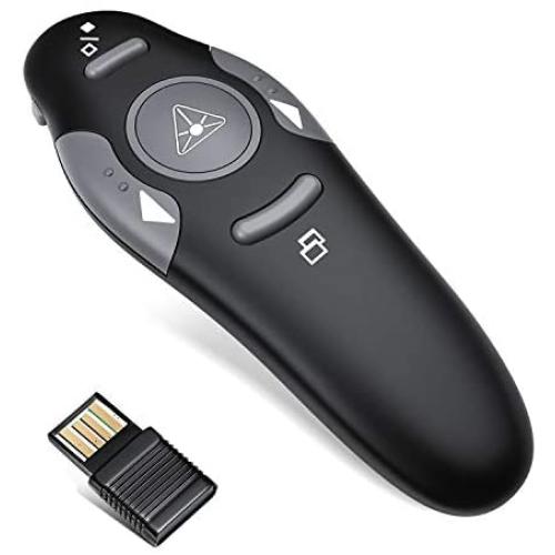 Wireless Presenter, EALNK 2.4GHz Wireless Presenter Remote Presentation USB Control PowerPoint PPT Clicker Support Mac