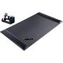 Multifunctional Office Desk Pad 34 x 20 Inch Premium Leather Desk Mat Blotters Laptop Keyboard Mouse Pad Organizer with Comfortable Writing Surface and Liftable Side Rails for Office Home
