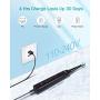 Initio Sonic Electric Toothbrush, 5 Modes with Smart Timer, 8 Brush Heads & Travel Case Included, Rechargeable Toothbrush, Oral Care Whitening Toothbrush