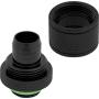 Corsair Hydro X Series Xf Compression 10/13mm (3/8''/ 1/2'') ID/OD Fittings Four Pack, Black, Model Number: CX-9051002-WW