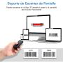 Eyoyo Mini CCD Barcode Scanner, 3-in-1 Bluetooth & USB Wired & 2.4 Wireless Bar Code Reader Portable Image Scanner 1D Screen Scanning Compatible with iPad, iPhone, Android Phones, Tablets PC
