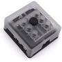 circuit breaker Fuse Block W/Negative Bus - JOYHO 6 Way Fuse Distribution Box with Ground, With Protection Cover, Bolt Connect Terminals, 70 pcs Stick Label, for Automotive Vehicle Boat Marine