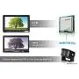 ZEROXCLUB Rear View Camera Kit, 1080P FHD Car Backup Camera IP69 Waterproof Night Vision Reverse Camera Monitor for Van RV Truck Trailer (SY01)