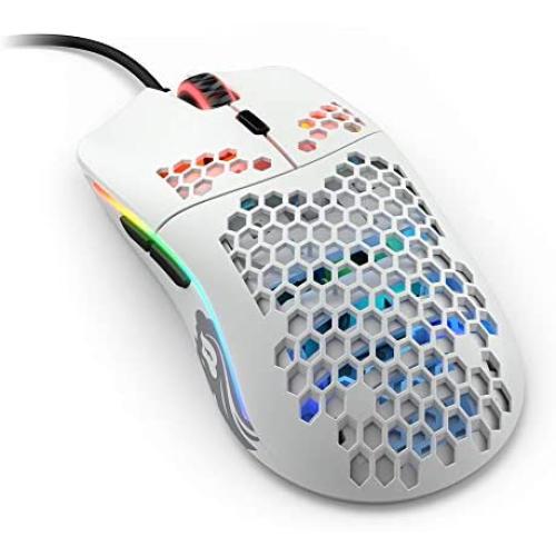 Glorious Model O- (Minus) Gaming Mouse, Matte White (GOM-White)