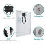 Renogy 50 Watt 12 Volt Monocrystalline Solar Panel (Compact Design)
