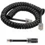 Telephone Cord Detangler,AIMIJIA Black Coiled Telephone Handset Cord 6 Ft Uncoiled(1.1 Ft Coiled) and (Handset Cord+Detangler) Telephone Cord Detangler,AIMIJIA Black Coiled Telephone Handset Cord 6 Ft Uncoiled(1.1 Ft Coiled) and (Handset Cord+Detangler)