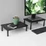 Hippo & Frog Metal Desk Monitor Stand Riser, 3 Height Adjustable