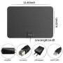 ANTAN Indoor Amplified HD TV Antenna Up to 45 65 Mile Range Support 8K 4K 1080p VHF UHF Free view Television Local Channels for All Indoor TVs with Longer 16.5ft Coax Cable
