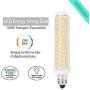 E11 LED Bulb, Mini Candelabra Base, 100W 120W Halogen Bulb Replacement, 9W, 1100LM, AC120V, Dimmable E11 LED Light Bulb, Patented Product, for Indoor Decorative Lighting, Warm White 3000K, 4-Pack