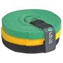 Oldhill Fastening Tapes Hook and Loop Reusable Straps Wires Cords Cable Ties - 1/2'' Width, 15 x 3 Rolls (Black, Green, Yellow)