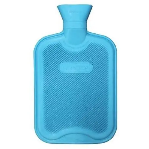 HomeTop Premium Classic Rubber Hot Water Bottle, Great for Pain Relief, Hot and Cold Therapy (2 Liters, Blue) HomeTop Premium Classic Rubber Hot Water Bottle, Great for Pain Relief, Hot and Cold Therapy (2 Liters, Blue)