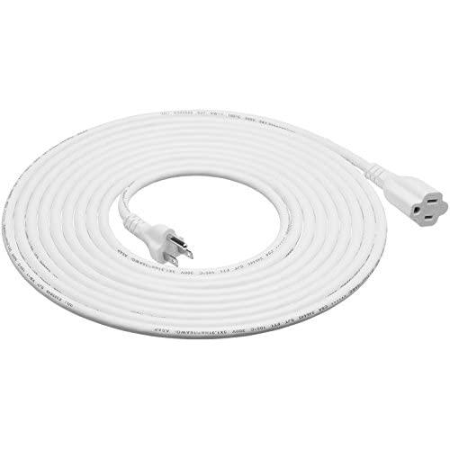 Amazon Basics Extension Cord - 20-Foot, White