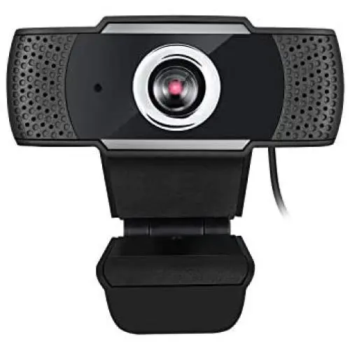 Adesso CyberTrack H4 Webcam 1080P HD USB Webcam with Built-in Microphone, Black