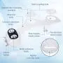 Bidet, iChanTon CT-B02 Non-Electric (Frontal & Rear/Feminine Wash) Bidet Toilet Attachment with Self-Cleaning Dual Nozzle, Fresh Water Toilet Bidet with Adjustable Water Pressure