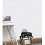 Wood Printer Stand, Multipurpose Storage Shelf for Home, Office, Printer Desk with 4 Cushion, 2 Tier (Mod)