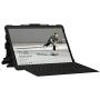 URBAN ARMOR GEAR UAG Microsoft Surface Pro X with Hand Strap & Shoulder Strap Plasma Feather-Light Rugged Ice Military Drop Tested Case